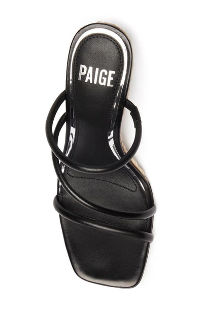 Shop Paige Stacey Wedge Sandal In Black