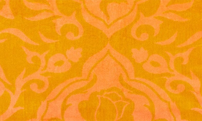 Shop Slowtide Rosie Tassel Trim Cotton Beach Towel In Orange