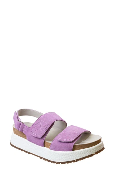 Shop Otbt Wandering Slingback Platform Sandal In Lavender