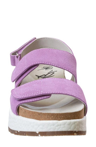 Shop Otbt Wandering Slingback Platform Sandal In Lavender