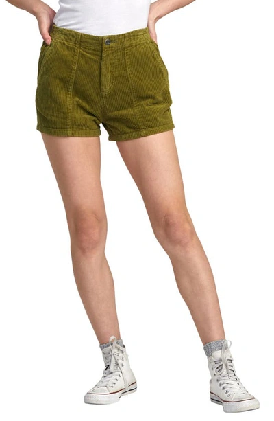 Rvca Daylight Corduroy Shorts In Monstera