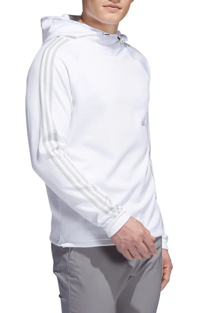 Shop Adidas Golf Cold.rdy Fleece Hoodie In White