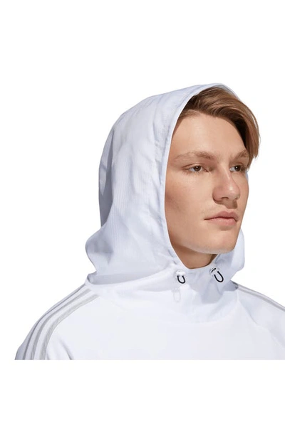 Shop Adidas Golf Cold.rdy Fleece Hoodie In White