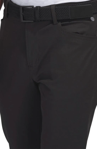 Shop Adidas Golf Go-to 5-pocket Stretch Twill Golf Pants In Black