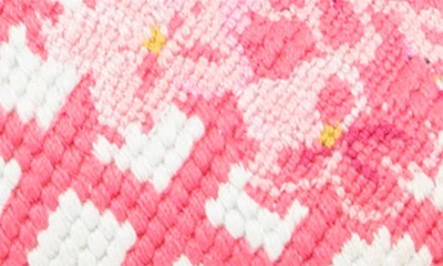 Bypaige Needlepoint Hydrangea Mule In Pink Hydrangea
