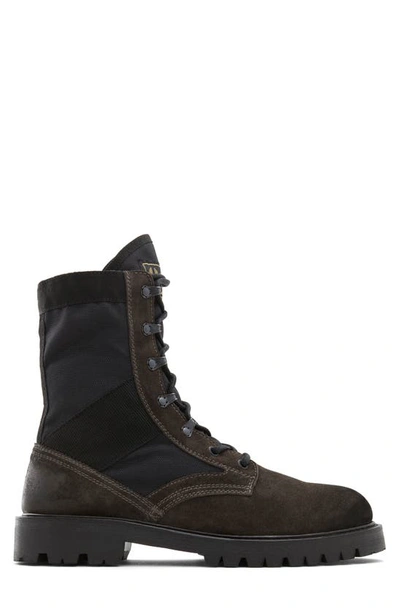 Shop Belstaff Trooper Plain Toe Boot In Charcoal