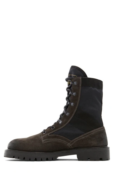 Shop Belstaff Trooper Plain Toe Boot In Charcoal