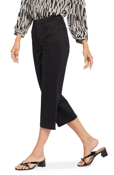 Nydj Joni High-rise Relaxed Capri In Black