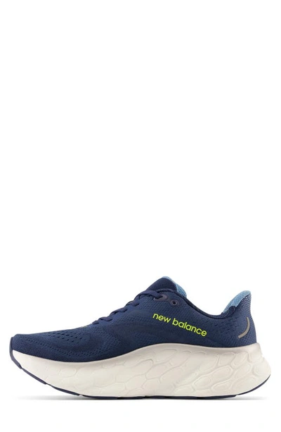 Shop New Balance Fresh Foam X More V4 Sneaker In Nb Navy/ Cosmic Pineapple