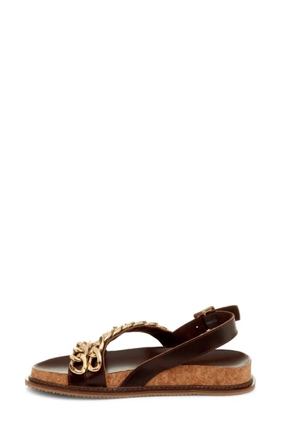 Kelsi Dagger Brooklyn Script Slingback Sandal In Buffalo
