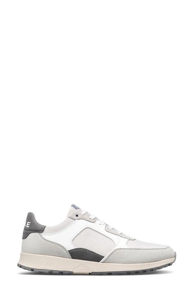 Clae Joshua Sneaker In White Frost Grey