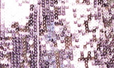 Dress The Population Andy Sequin Strapless Jumpsuit In Lavender Multi