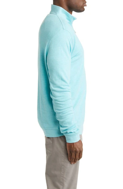 Shop Peter Millar Crown Comfort Stretch Cotton & Modal Half Zip Pullover In Radiant Blue