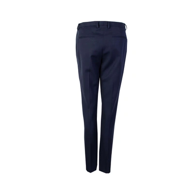Shop Lardini Blue Wool Women's Trousers