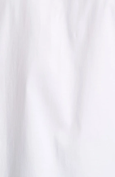 Stone Rose Stretch Short Sleeve Button-up Shirt In White