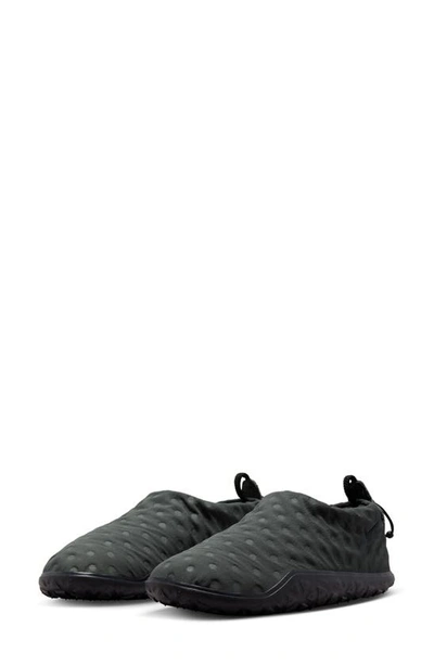 Shop Nike Acg Moc Insulated Sneaker In Anthracite/ Black/ Black