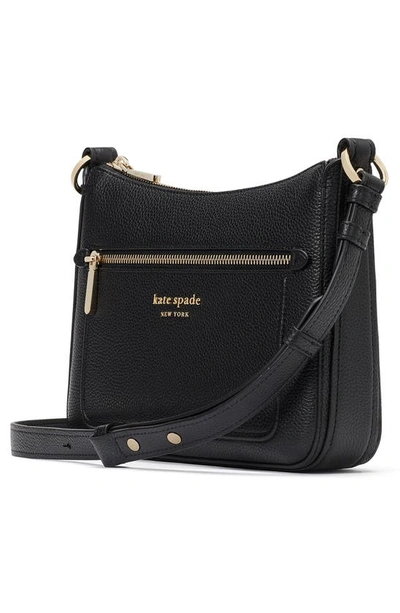 Shop Kate Spade On The Go Medium Crossbody Bag In Black
