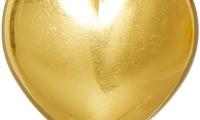 Tory Burch Women's Heart Locket 18k Gold-plated & Crystal Earrings In Rolled Brass