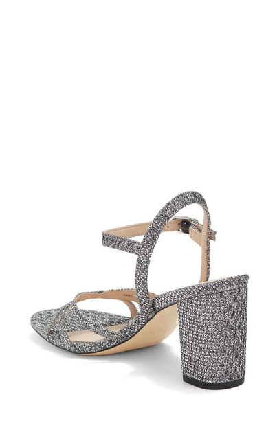 Stuart Weitzman Starla Block Heel Sandal In Gunmetal