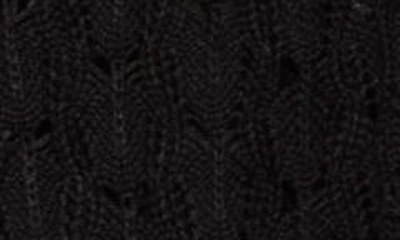 Shop By Design Faith Crochet Cardigan In Black