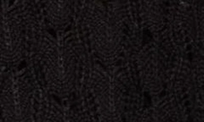 By Design Faith Crochet Cardigan In Black