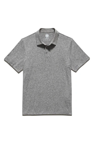 Shop Flag And Anthem All Day Short Sleeve Performance Polo In Grey