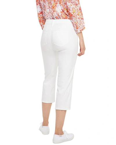 Shop Nydj High-rise Thigh Shaper Straight Crop Jean In White