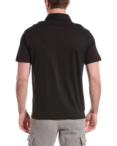 Shop Onia Polo Shirt In Black