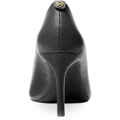 Shop Michael Michael Kors Alina Flex Womens Leather Slip On Pumps In Black