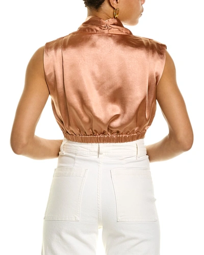 Line & Dot Lisa Top In Brown