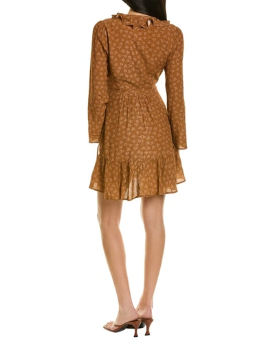 Shop Auguste Carina Wrap Dress In Brown