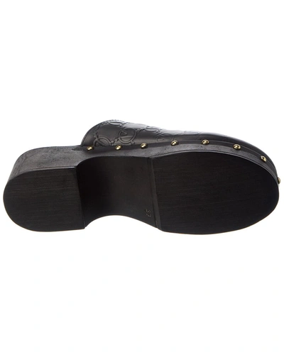 Shop Valentino By Mario Valentino Micky Leather Clog In Black