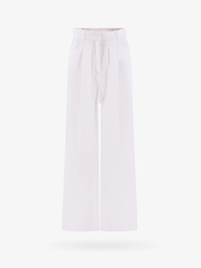 Shop Krizia Trouser In White
