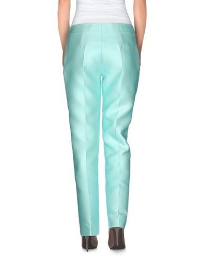 Shop Antonio Berardi Casual Pants In Turquoise