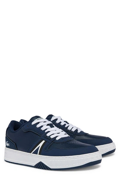 Shop Lacoste L001 Sneaker In Navy/ White