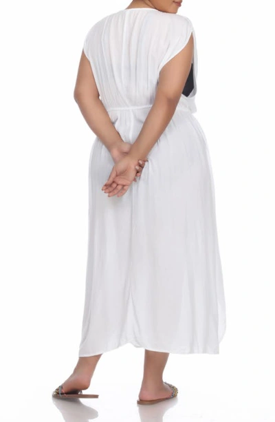 Shop Boho Me Maxi Cover Up Dress In White