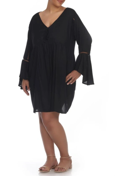 Shop Boho Me Tunic Cover Up In Black
