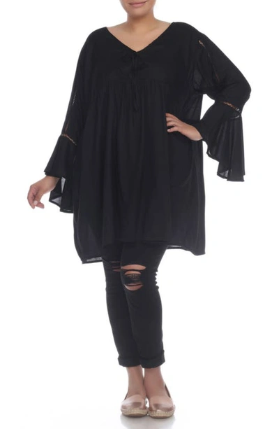 Shop Boho Me Tunic Cover Up In Black