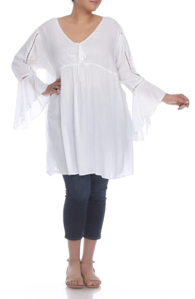 Shop Boho Me Tunic Cover Up In White