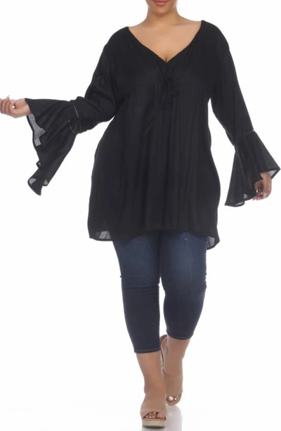 Shop Boho Me Tunic Cover Up In Black