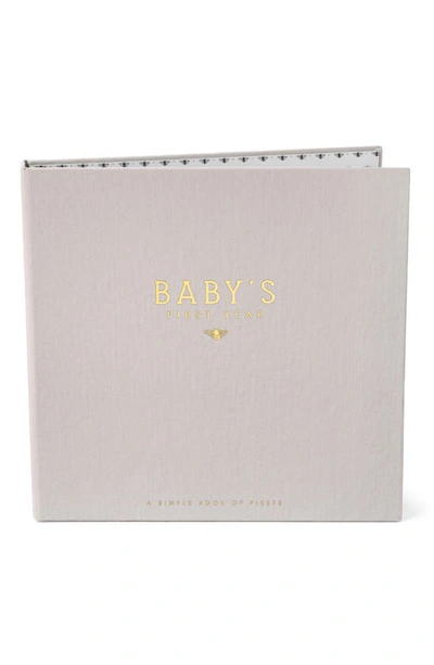 Shop Lucy Darling 'baby's First Year' Honey Bee Memory Book In Stone