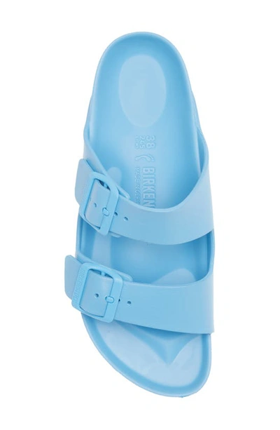 Shop Birkenstock Essentials Arizona Waterproof Slide Sandal In Sky Blue