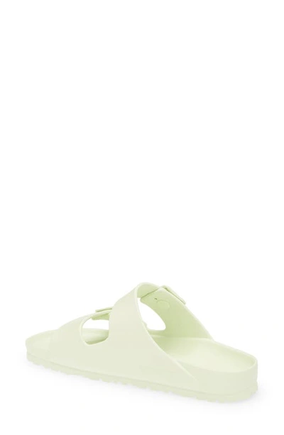 Shop Birkenstock Arizona Waterproof Slide Sandal In Faded Lime