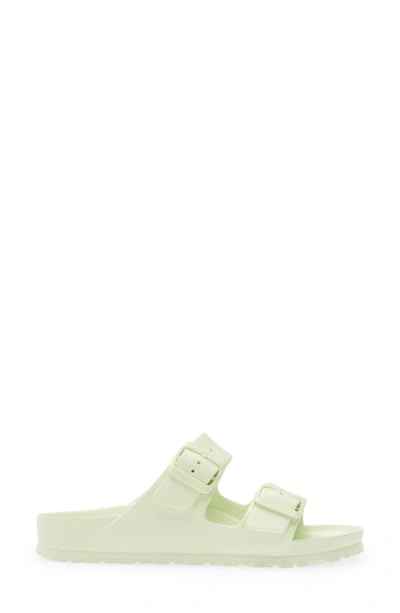 Birkenstock Arizona Essentials Waterproof Slide Sandal In Faded Lime