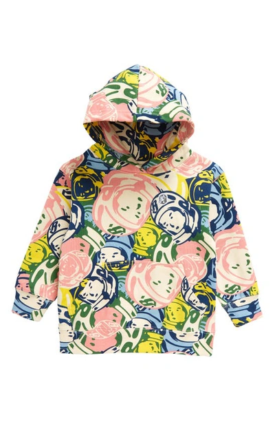 Shop Billionaire Boys Club Kids' Particles Cotton Blend Hoodie In Cloud Crem