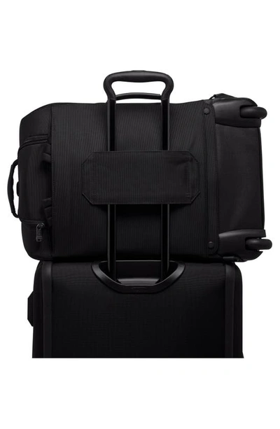 Tumi Alpha Bravo Wheeled Duffle Bag In Black