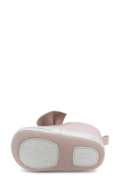 Shop Robeez Aria Leather Bootie In Light Pink
