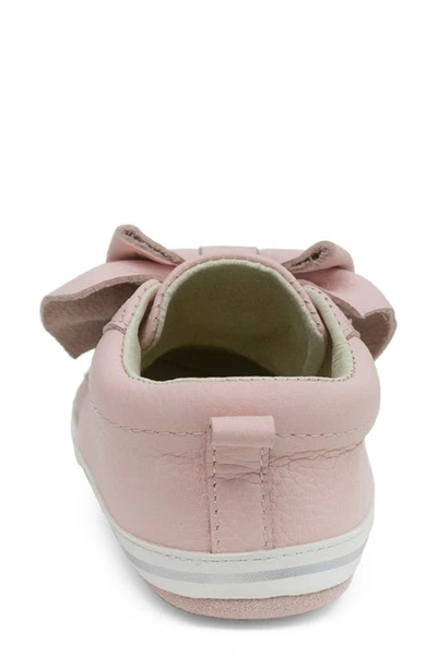 Shop Robeez Aria Leather Bootie In Light Pink
