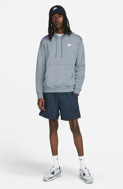 Shop Nike Sportswear Club Hoodie In Ashen Slate/ Ashen Slate