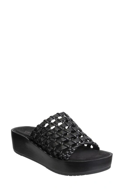 Shop Naked Feet Cyprus Platform Sandal In Black
